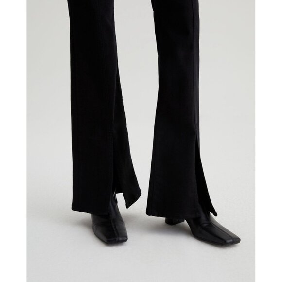 New AG Women's Size 33 Black Denim Jeans Anisten High Rise Boot Cut Stretch NWT - Picture 3 of 14